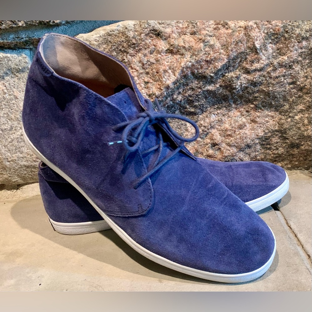 Cole Haan Blue Suede Chukka size 12